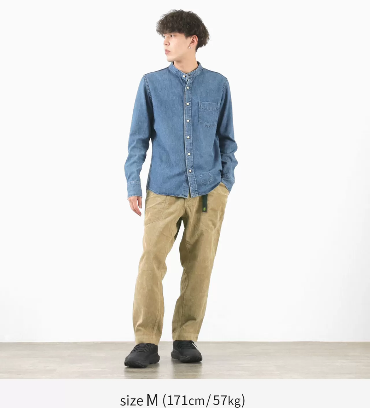 GOHEMP Trousers>Hemp Corduroy Traveler Easy Pants Wide Tapered