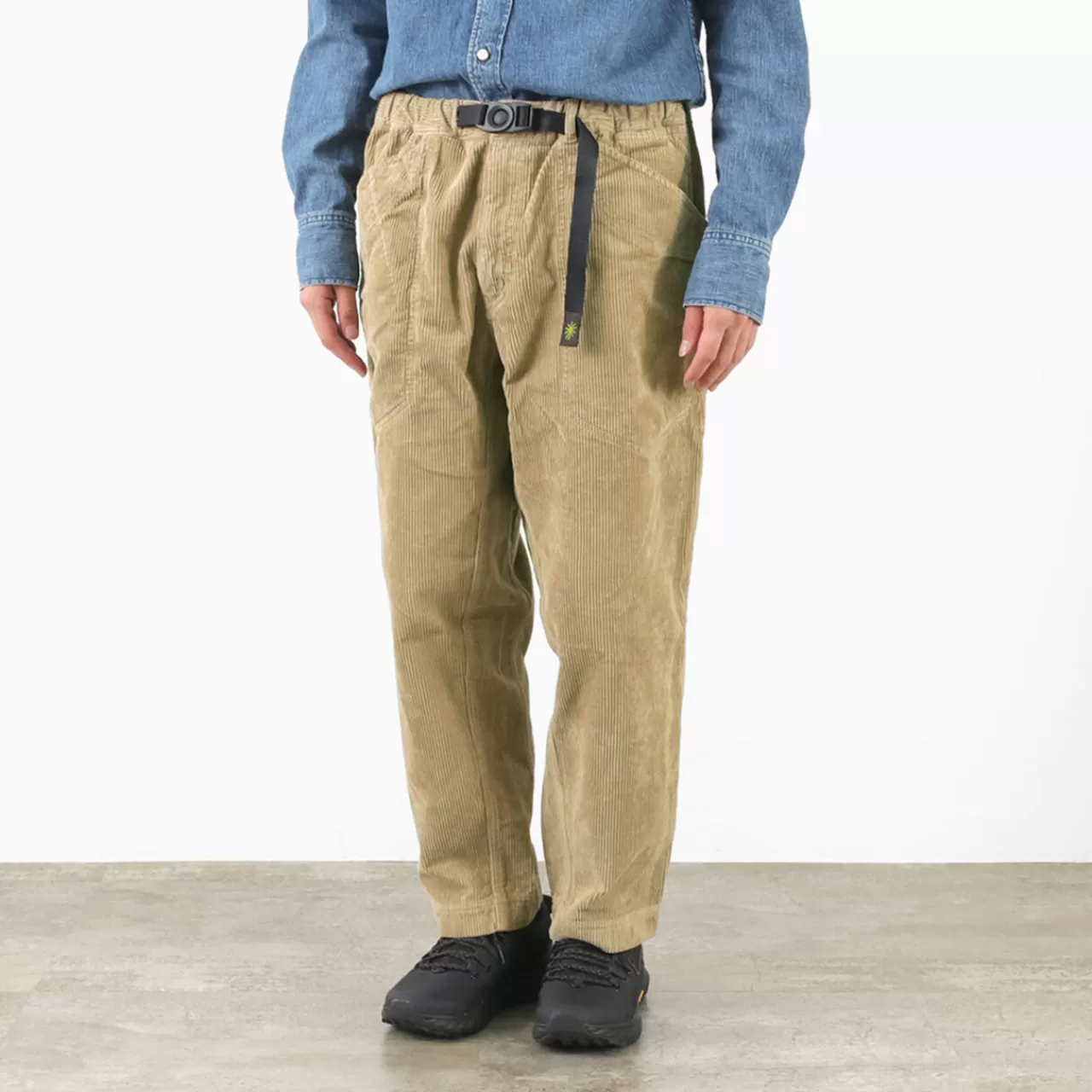 GOHEMP Trousers>Hemp Corduroy Traveler Easy Pants Wide Tapered