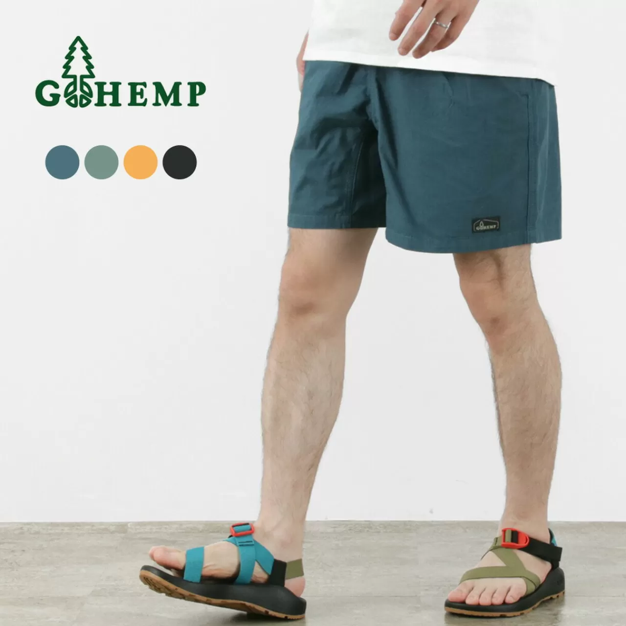 GOHEMP Shorts>Hemp Jam Shorts Hemp Cotton/Recycled Polyester Weather Cloth