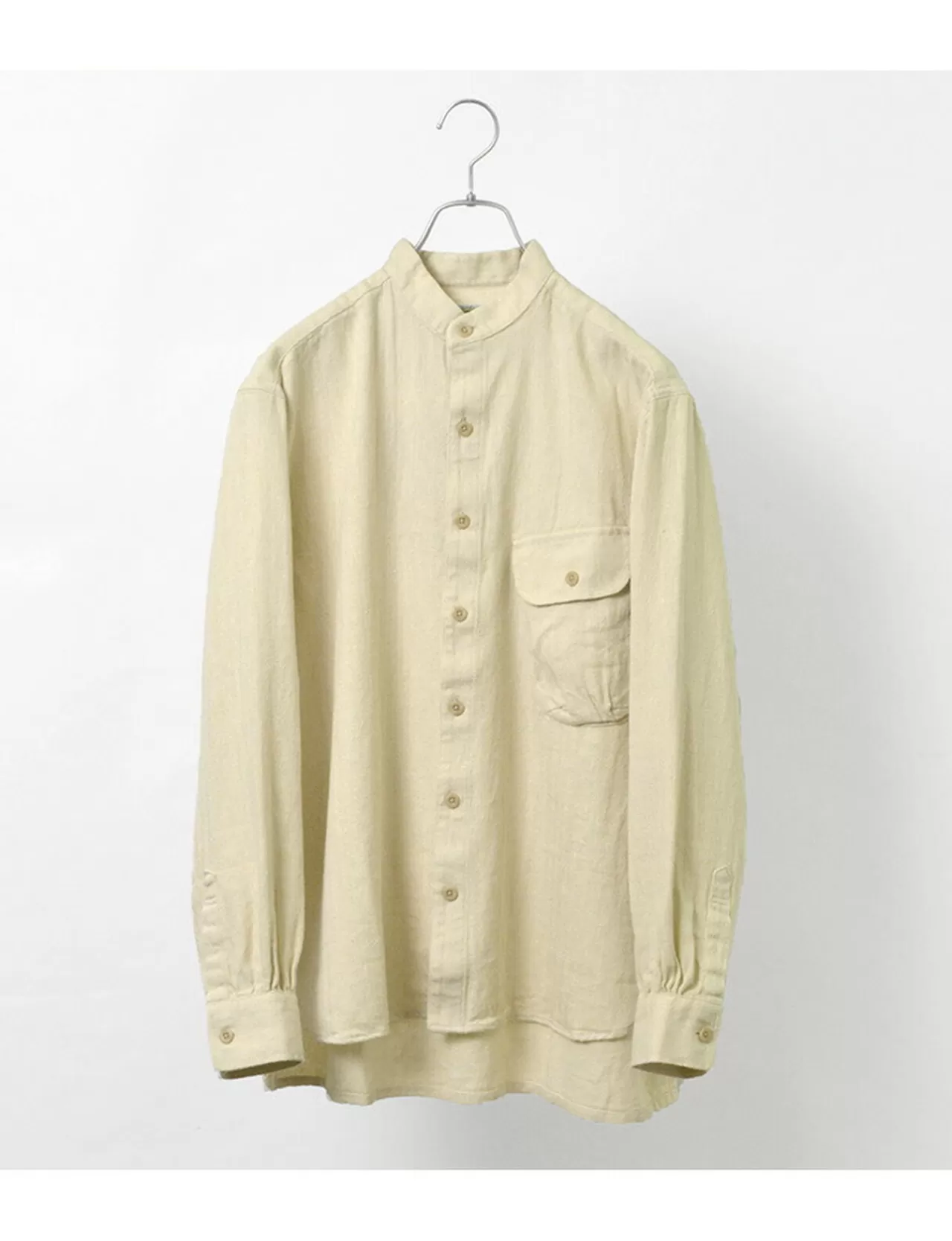 GOHEMP Long Sleeves>Hermit Shirt Beige