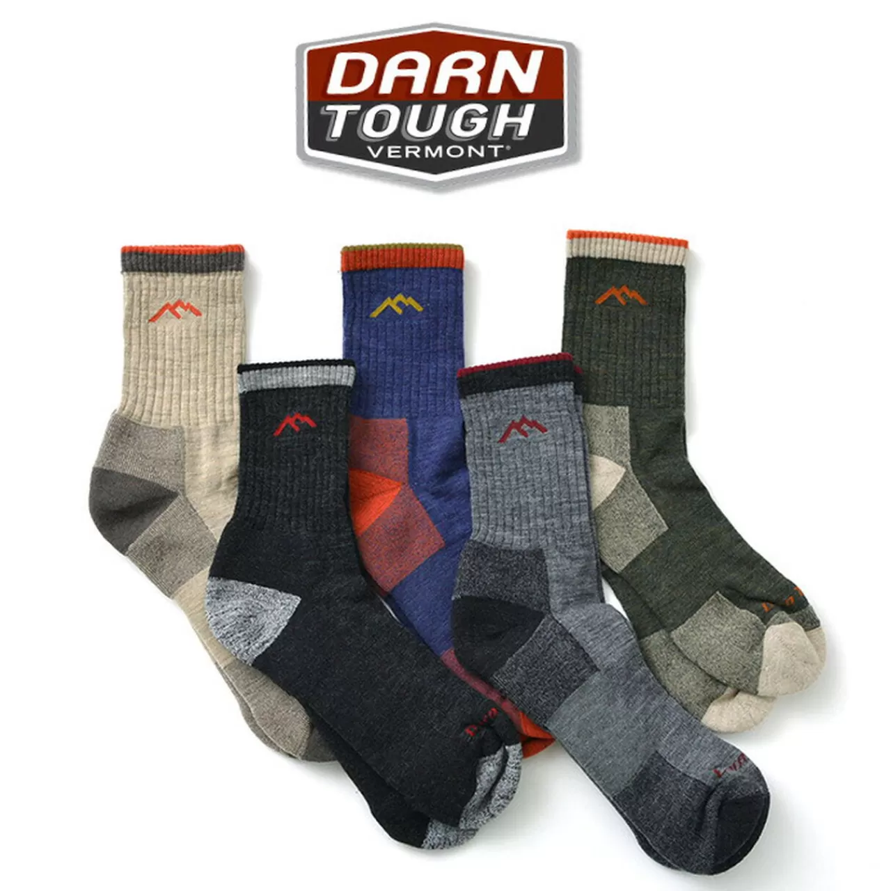 DARN TOUGH Socks>Hiker Micro Crew Mid-Weight Cushion