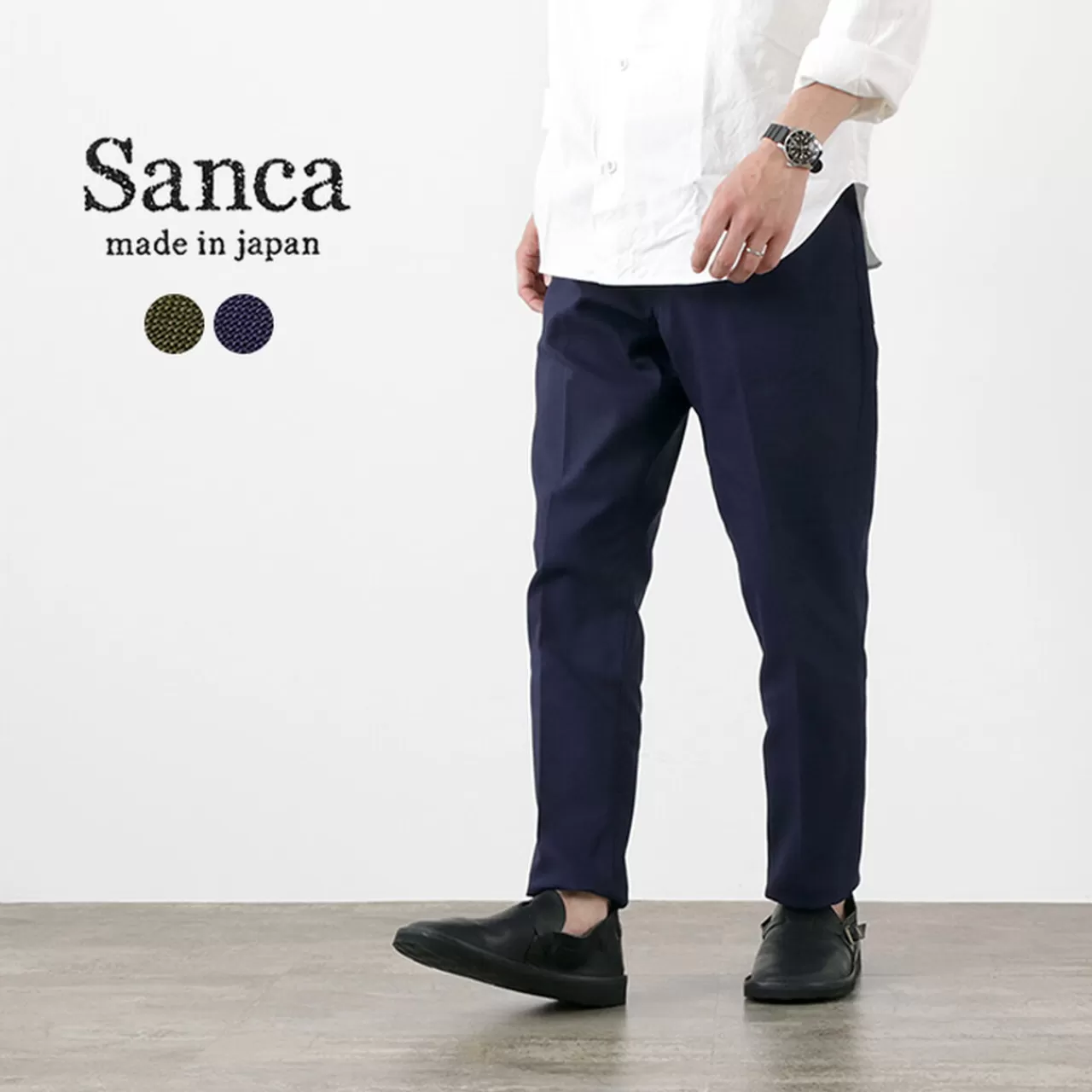 SANCA Trousers>Hopsack Tapered 5P Pants