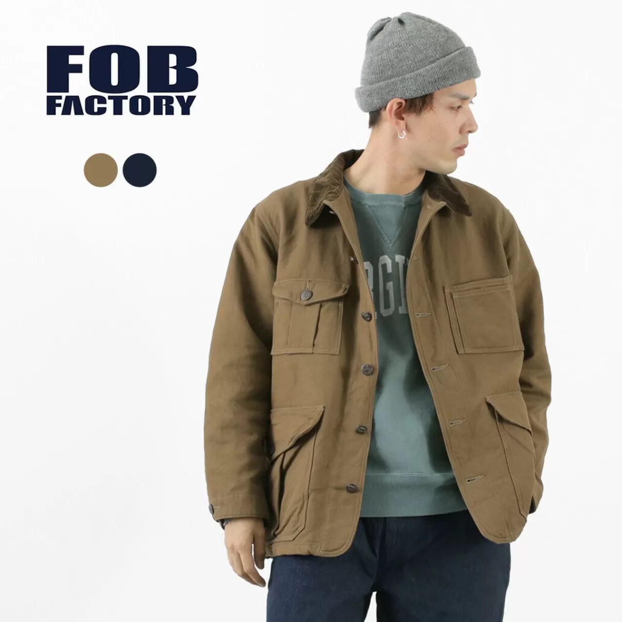 FOB FACTORY Jackets>Hunting Jacket