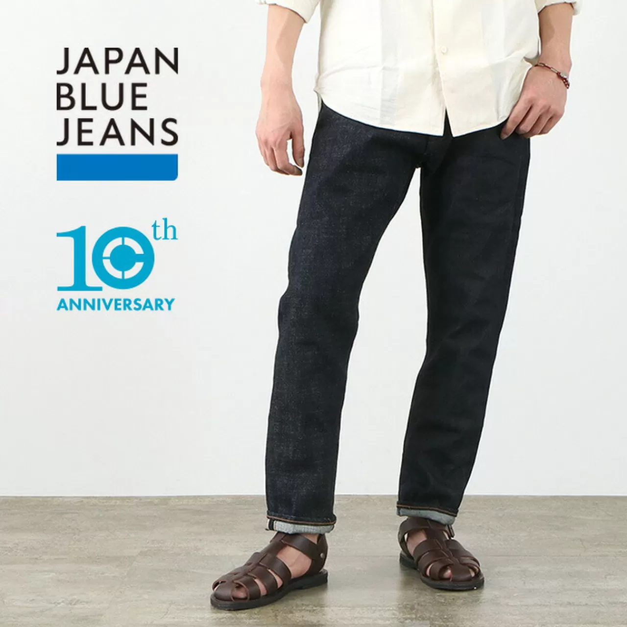 JAPAN BLUE JEANS Trousers>J10Th2 10Th Anniversary Limited Circle Tapered Denim Indigo