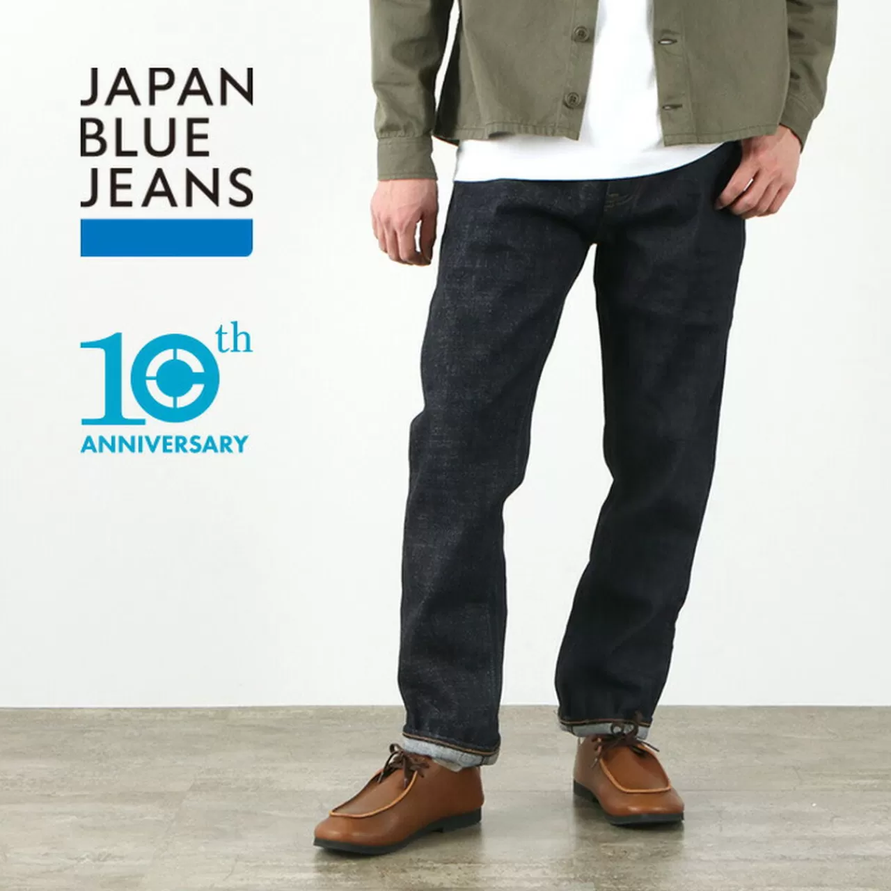 JAPAN BLUE JEANS Trousers>J10Th3 10Th Anniversary Limited Circle Straight Denim Indigo