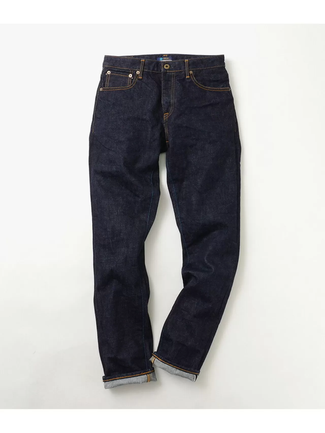 JAPAN BLUE JEANS Trousers>J301 Circle 14.8 Oz Straight Jeans Indigo