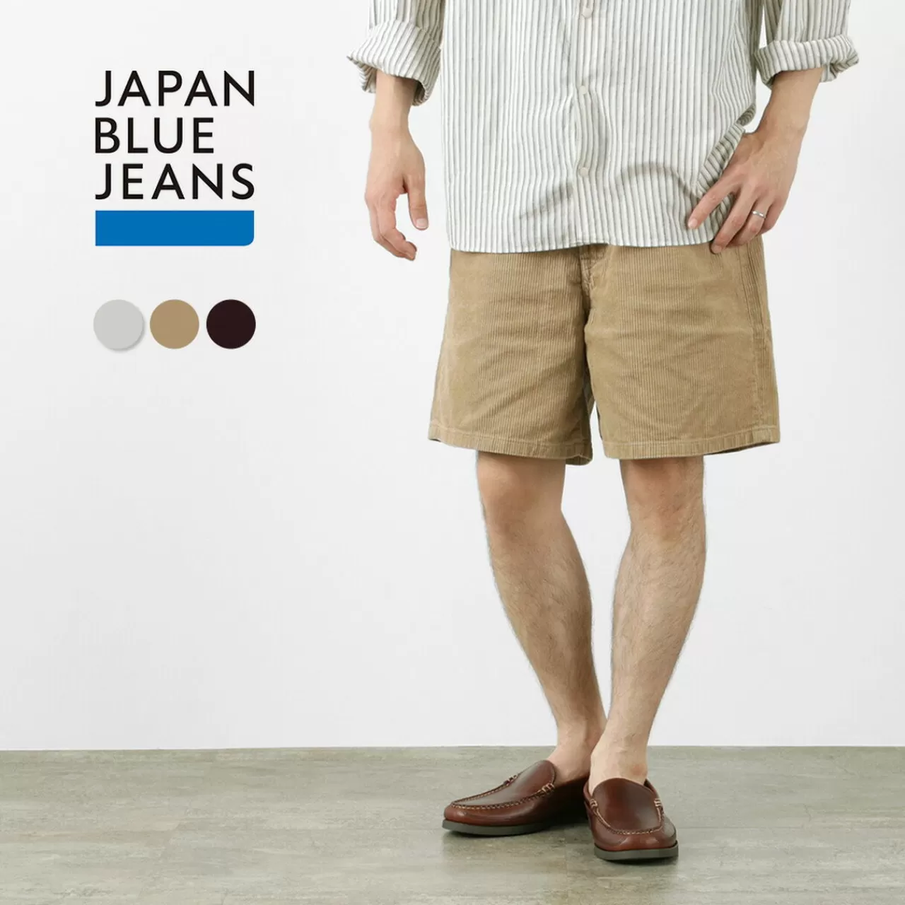 JAPAN BLUE JEANS Shorts>J312571 Calif Summer Corduroy Baggy Shorts