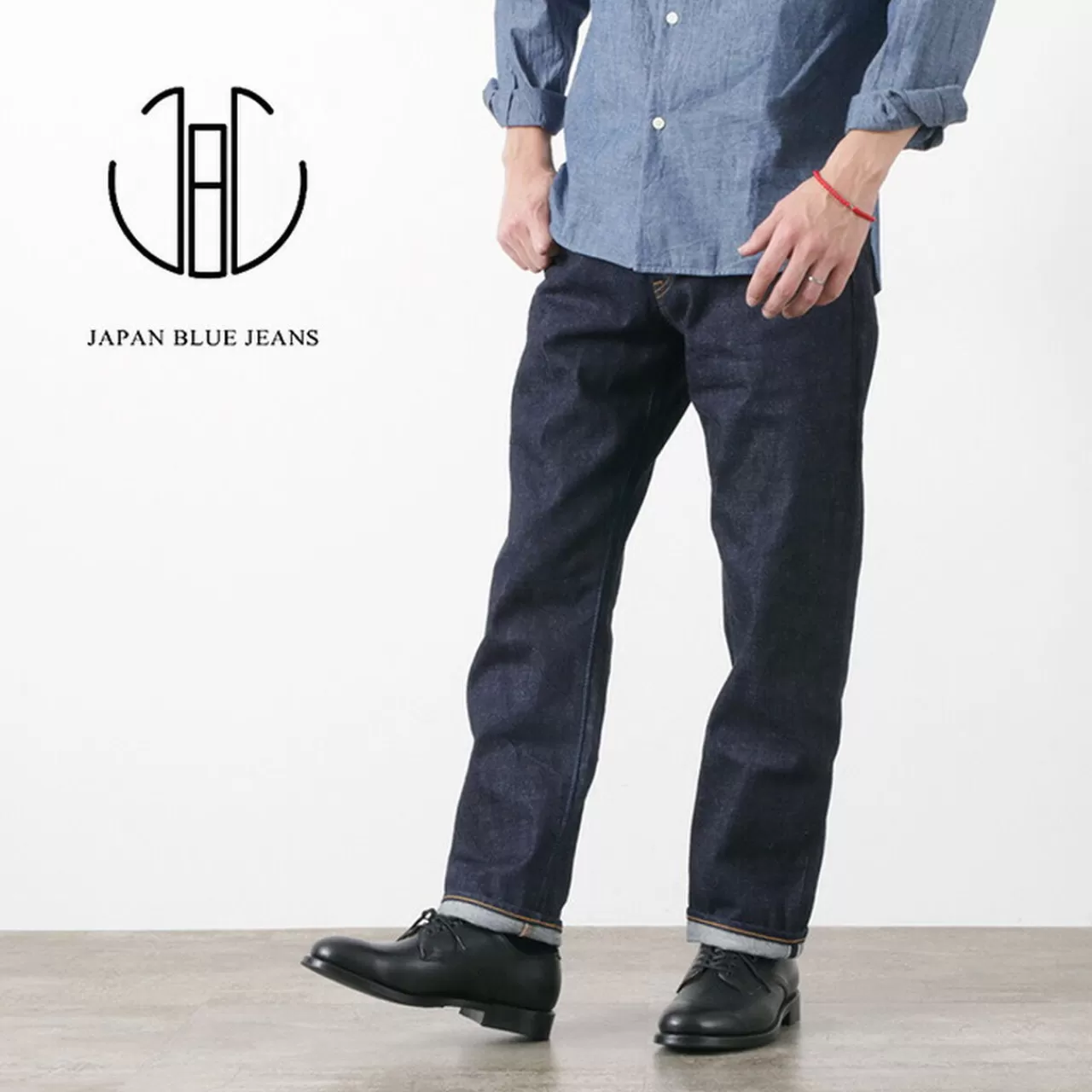 JAPAN BLUE JEANS Trousers>J401 Circle 14.8 Oz. Classic Straight Jeans Indigo