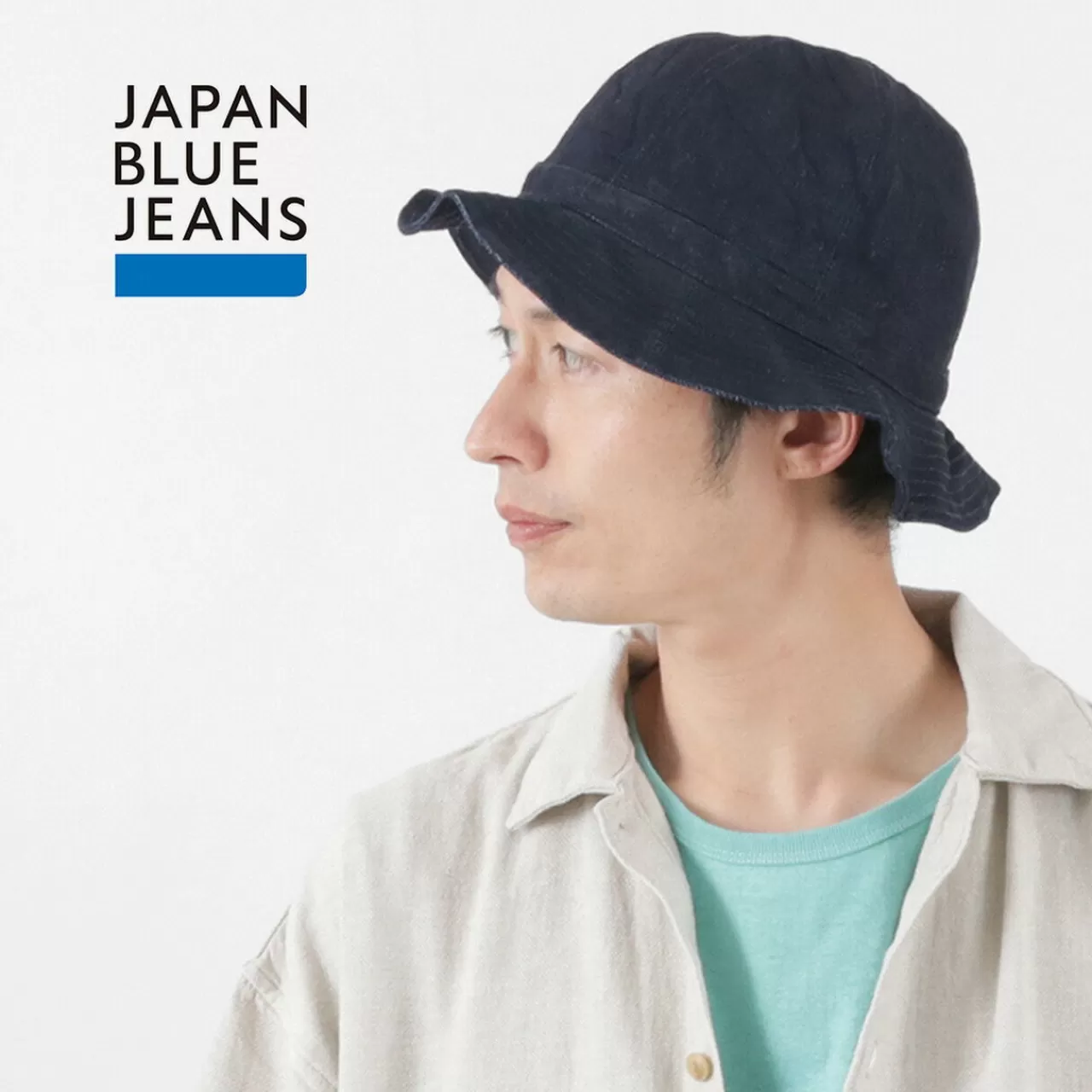 JAPAN BLUE JEANS Hats>Japanese Paper Bucket Hat Indigo