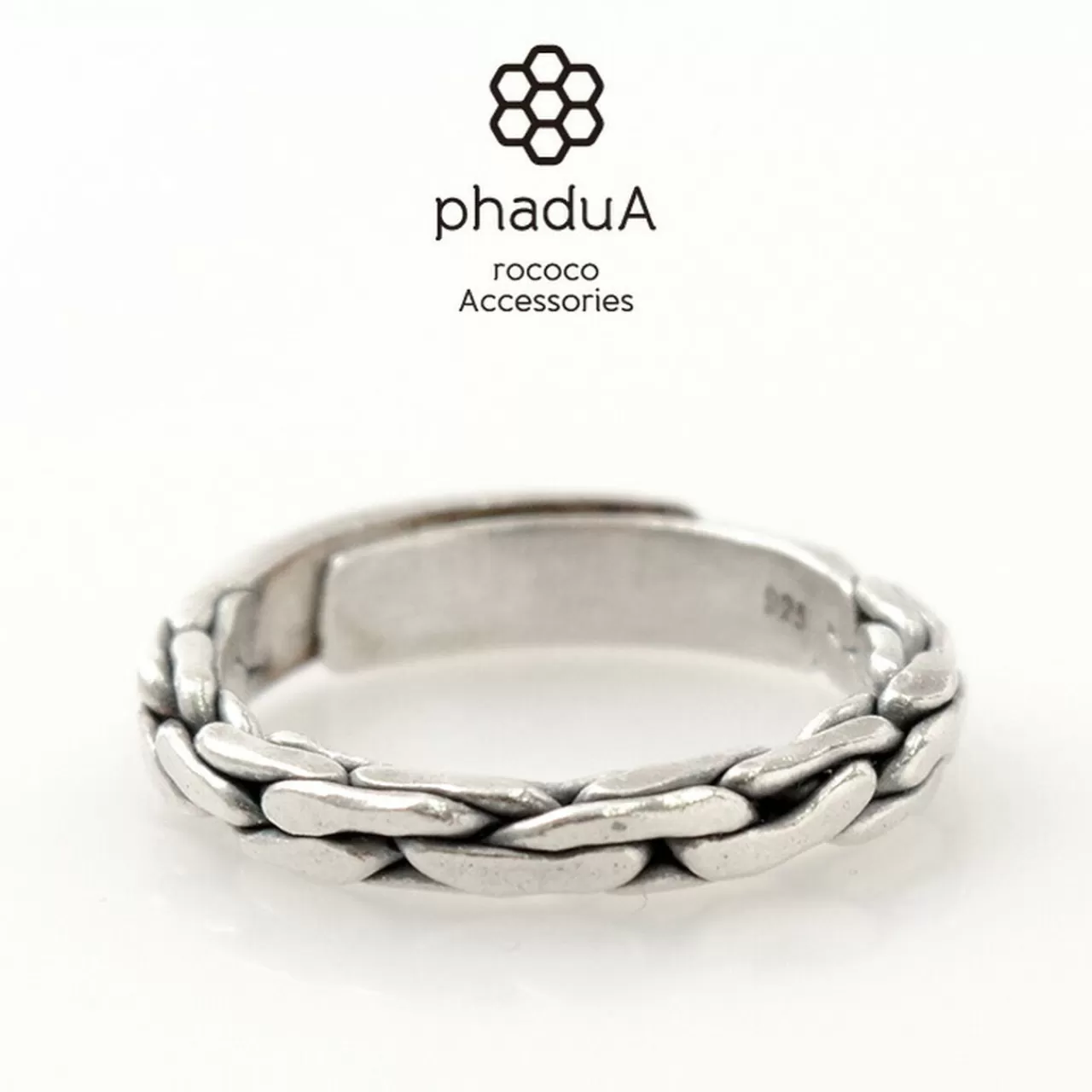 PHADUA Ring>Karen Ring/Chain Silver