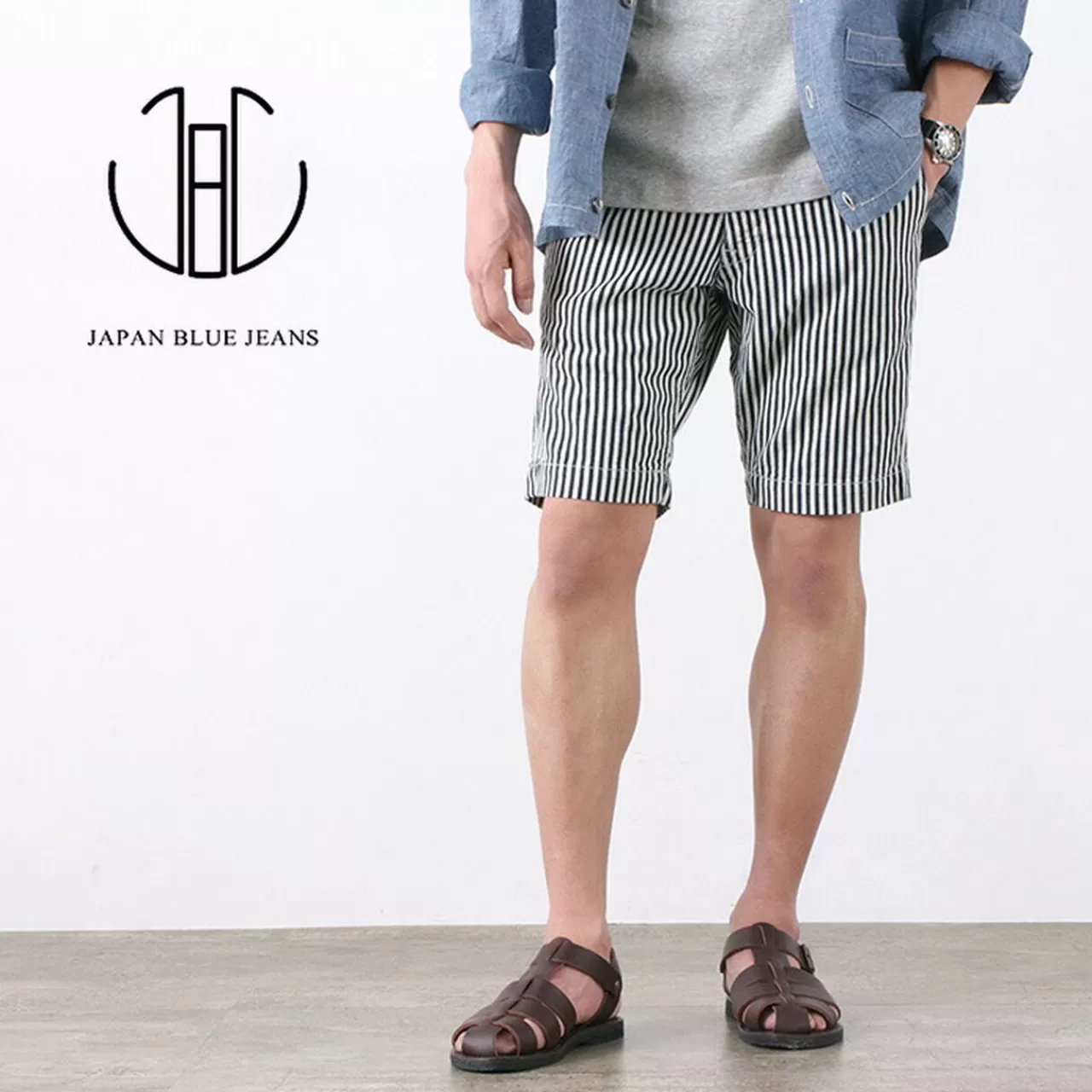 JAPAN BLUE JEANS Shorts>Knee Shorts/ Hickory