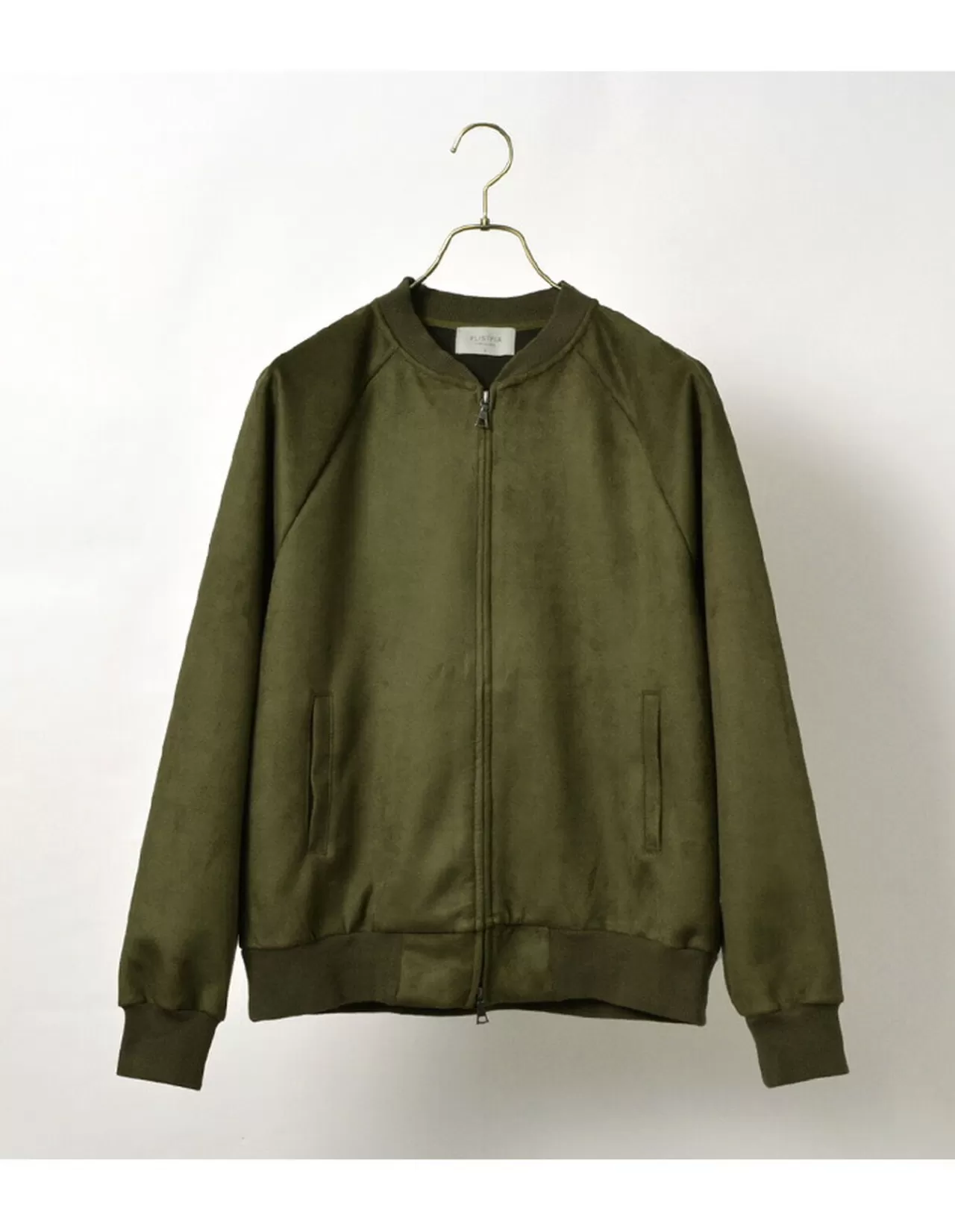 FLISTFIA Jackets>Knitted Suede Flight Jacket