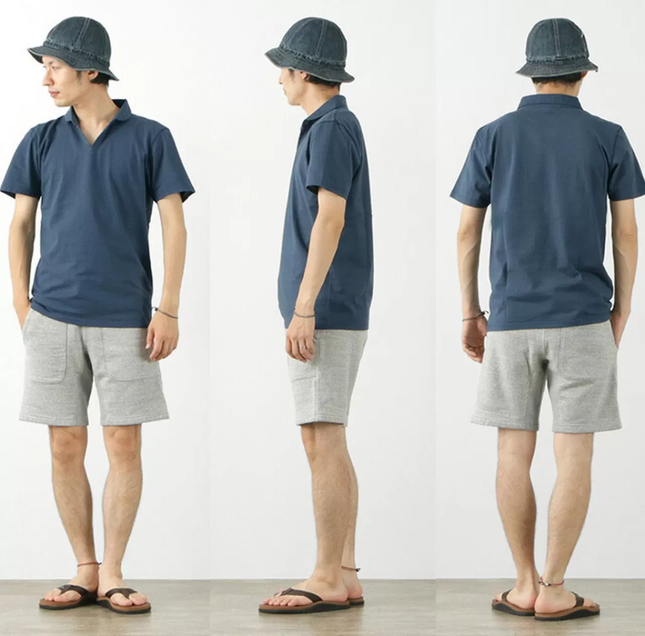 BARNS Short Sleeves>Kosun Knit Vintage Skipper Polo Shirt