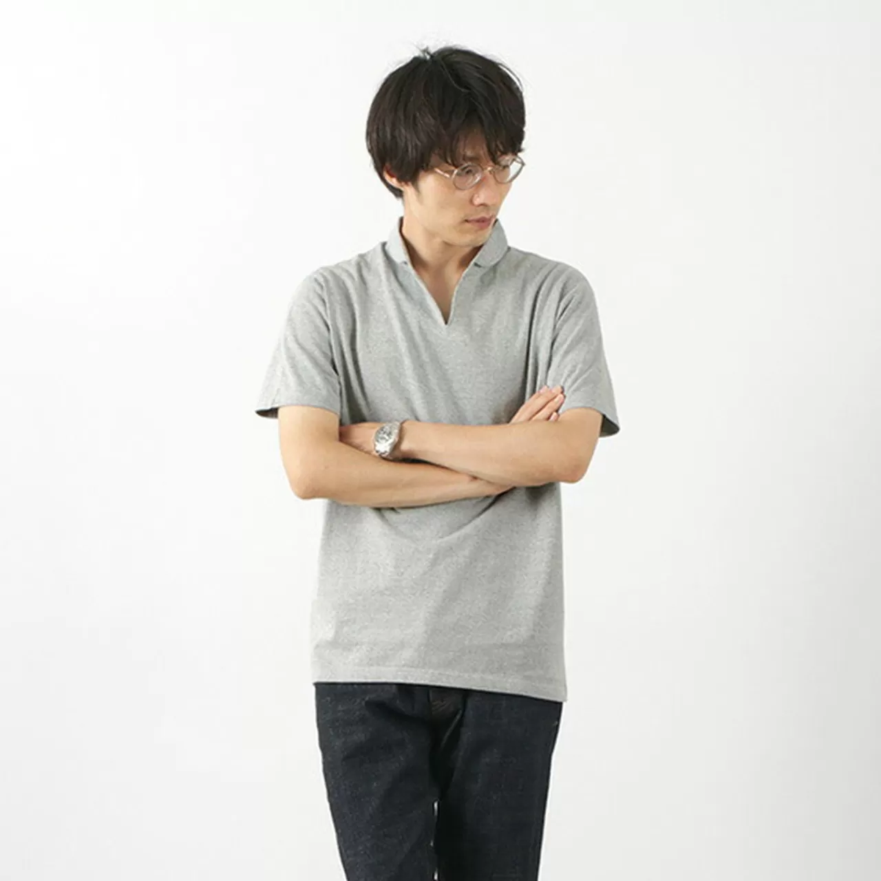 BARNS Short Sleeves>Kosun Knit Vintage Skipper Polo Shirt