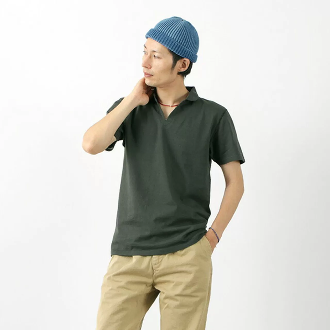 BARNS Short Sleeves>Kosun Knit Vintage Skipper Polo Shirt