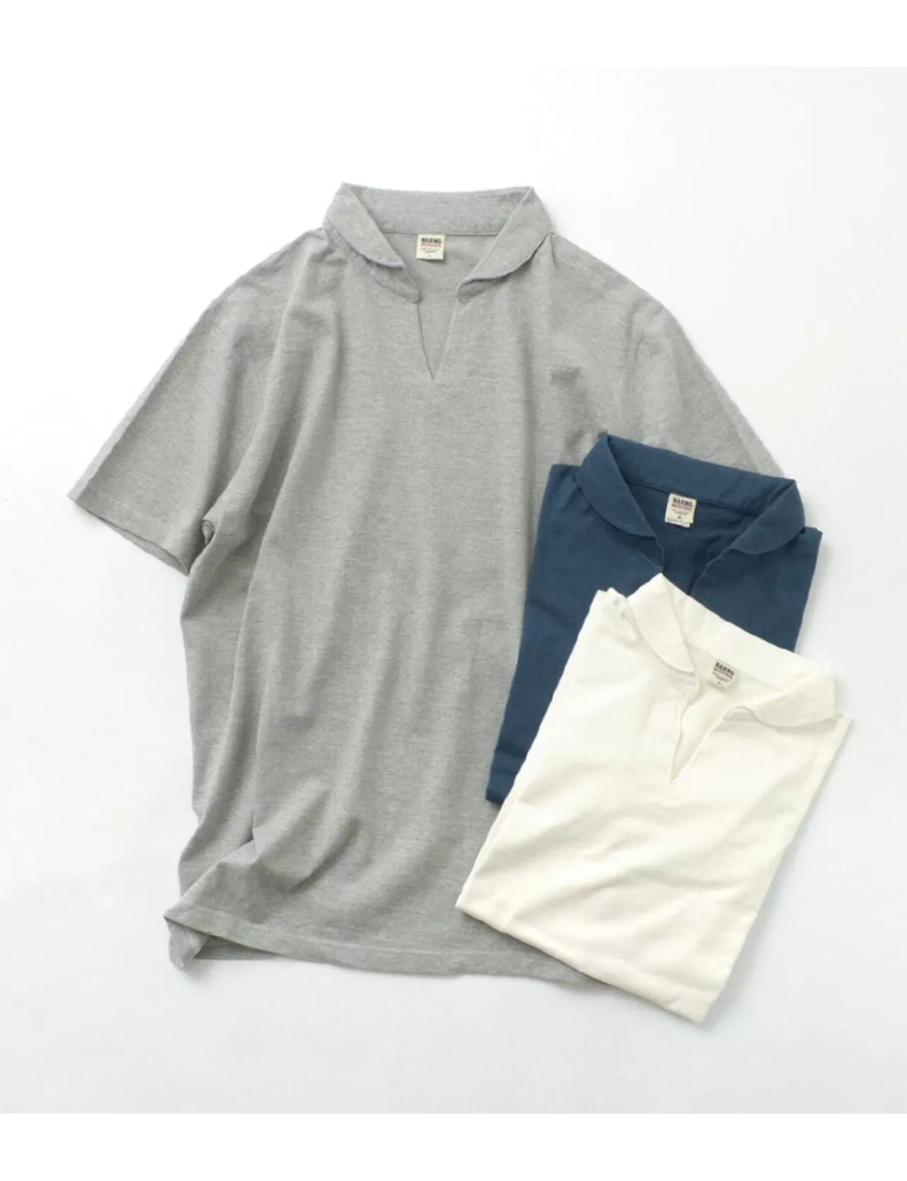 BARNS Short Sleeves>Kosun Knit Vintage Skipper Polo Shirt
