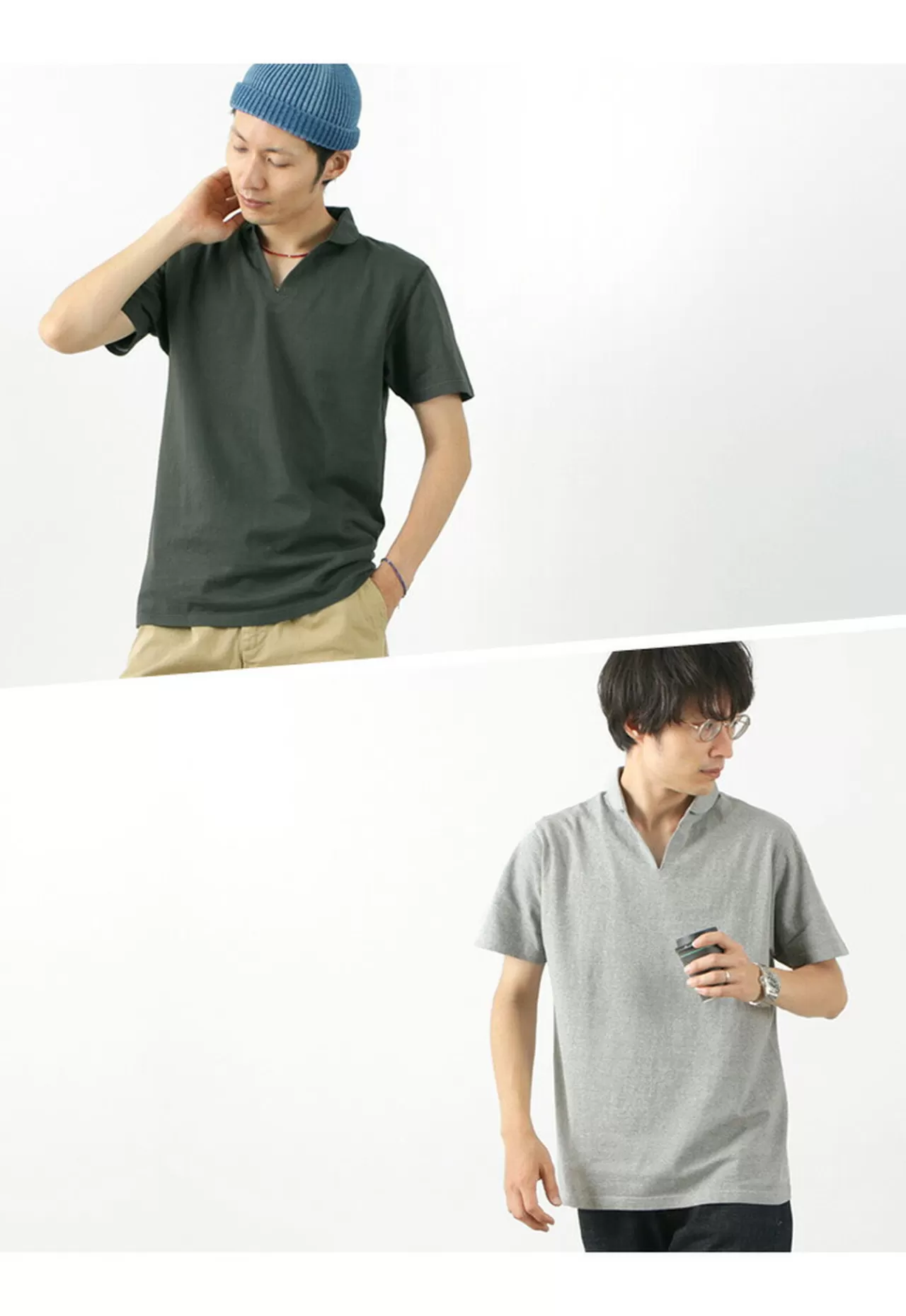 BARNS Short Sleeves>Kosun Knit Vintage Skipper Polo Shirt