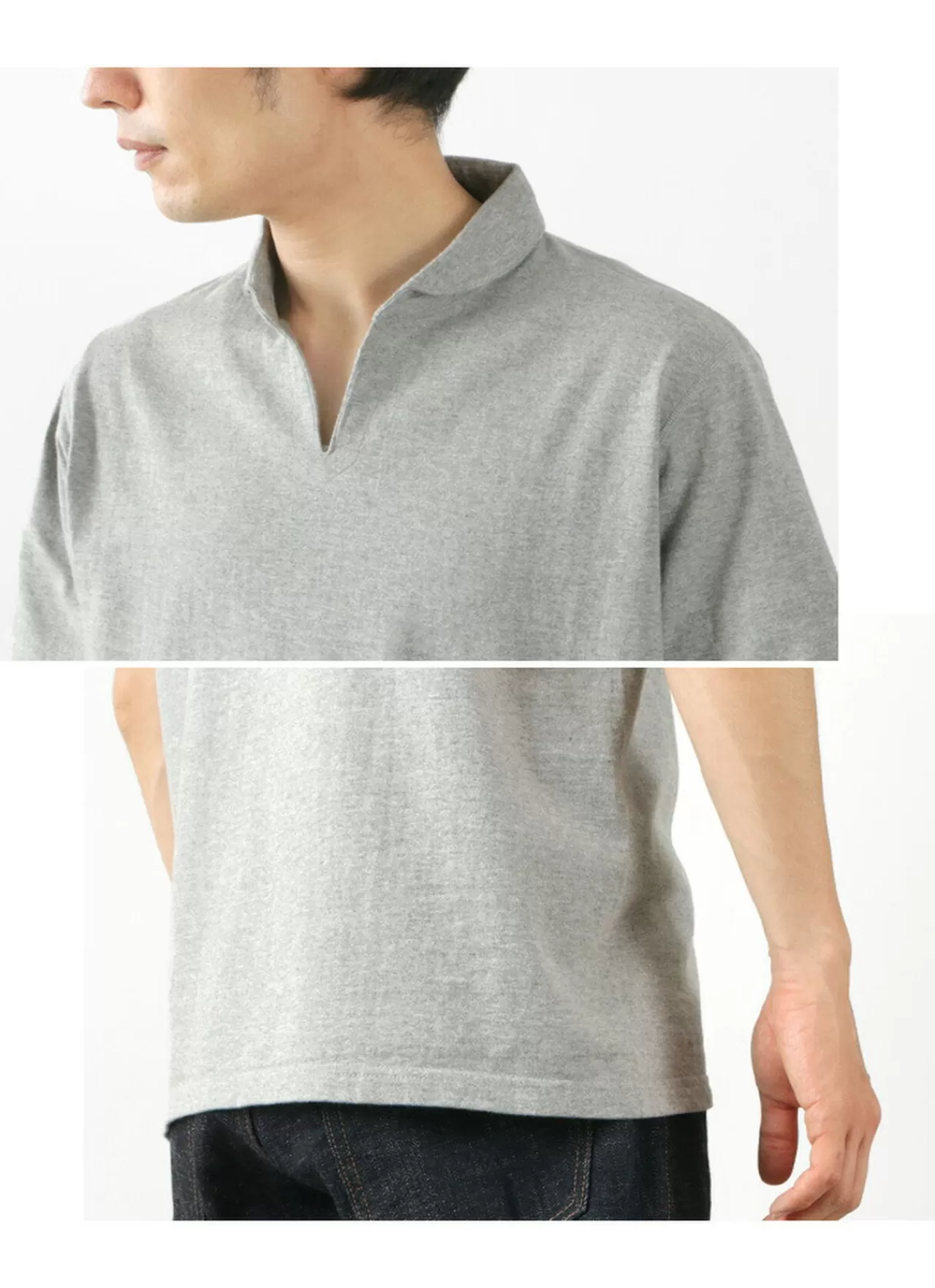 BARNS Short Sleeves>Kosun Knit Vintage Skipper Polo Shirt
