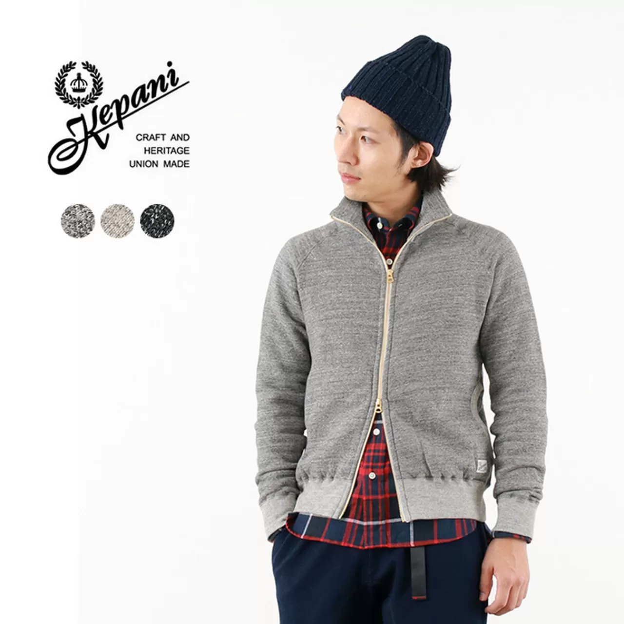 KEPANI Long Sleeves>Kp1406Ms Great Smokies/Stand-Up Sweatshirt