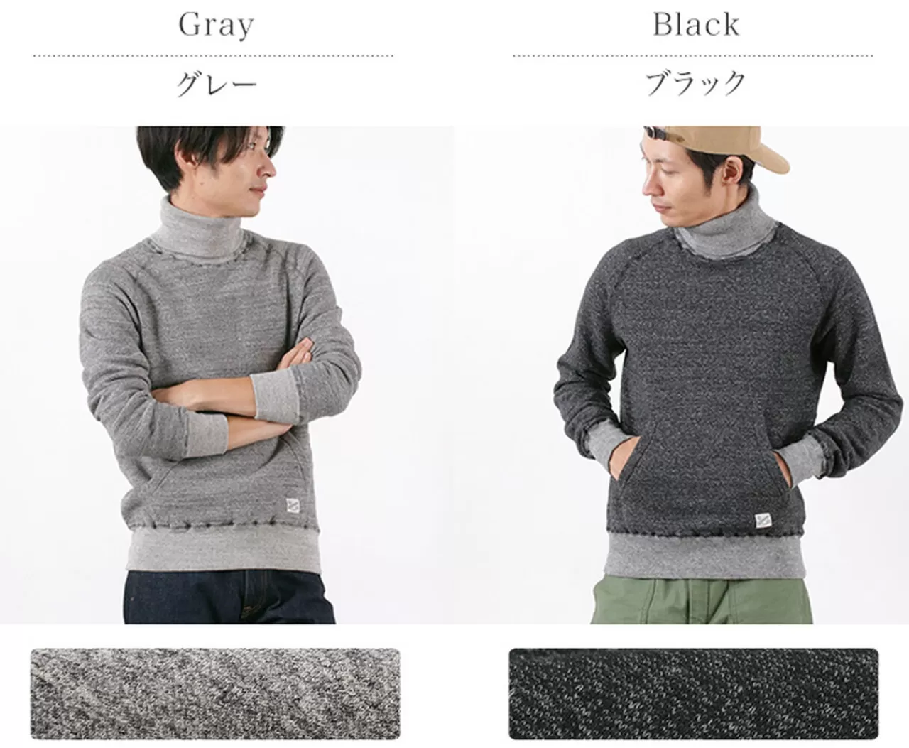 KEPANI Long Sleeves>Kp1601Ms Manchester 3/Turtleneck Sweatshirt