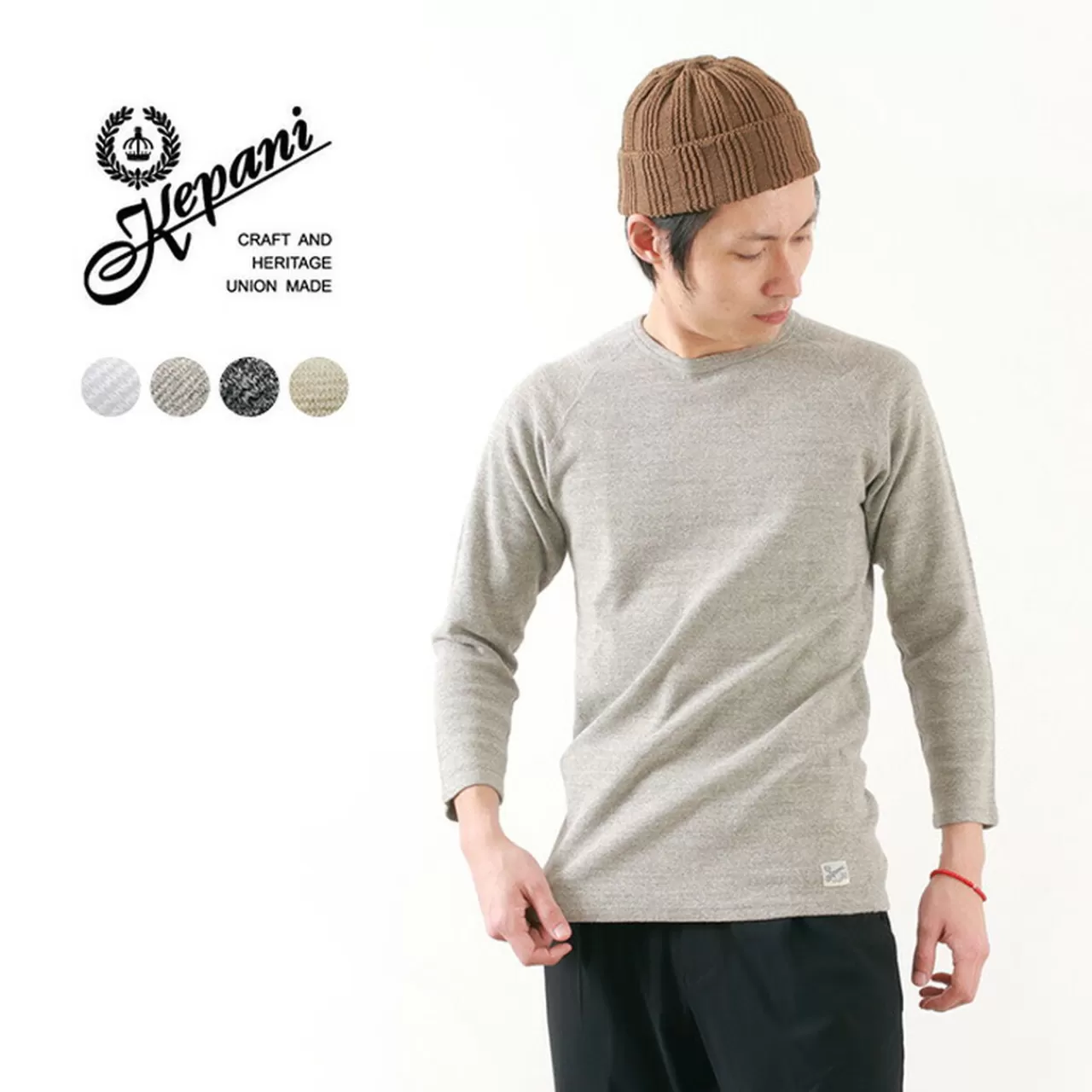 KEPANI 3/4 Sleeves>Laffey Stretch Flyknit 7 Minute Sleeve T-Shirt