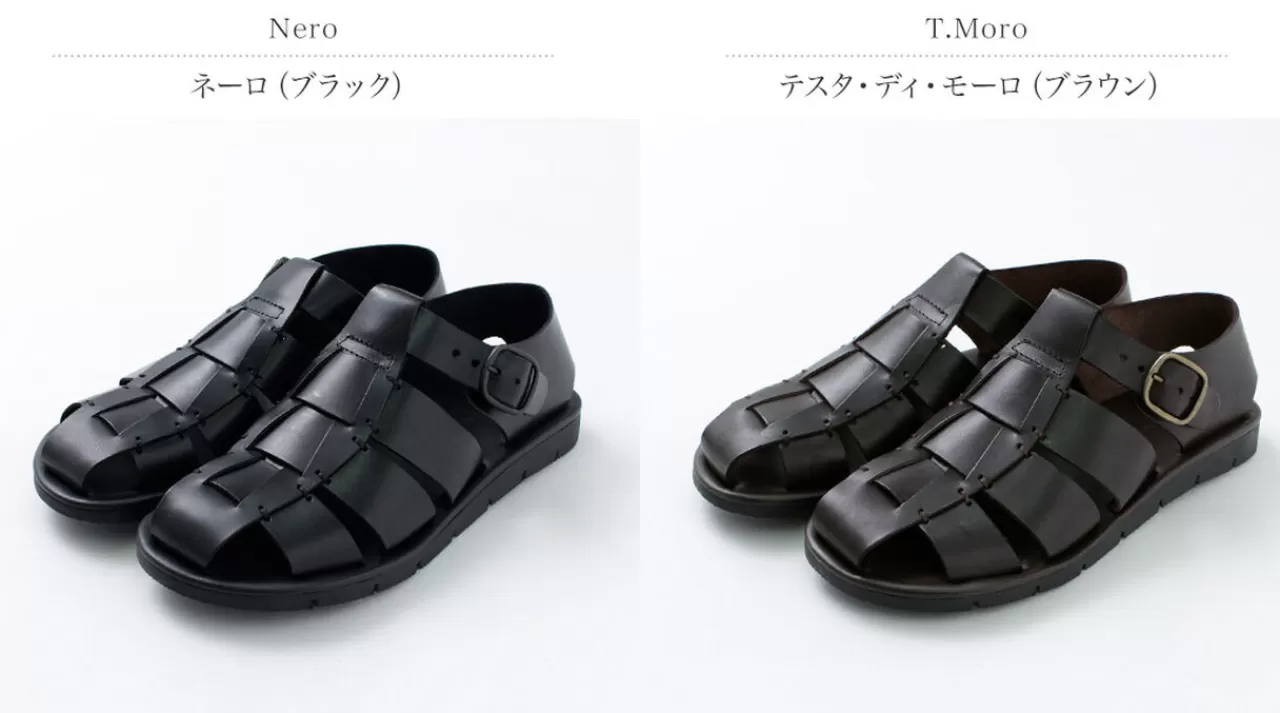 ANTICHI ROMANI Sandals>Leather Gurkha Sandals