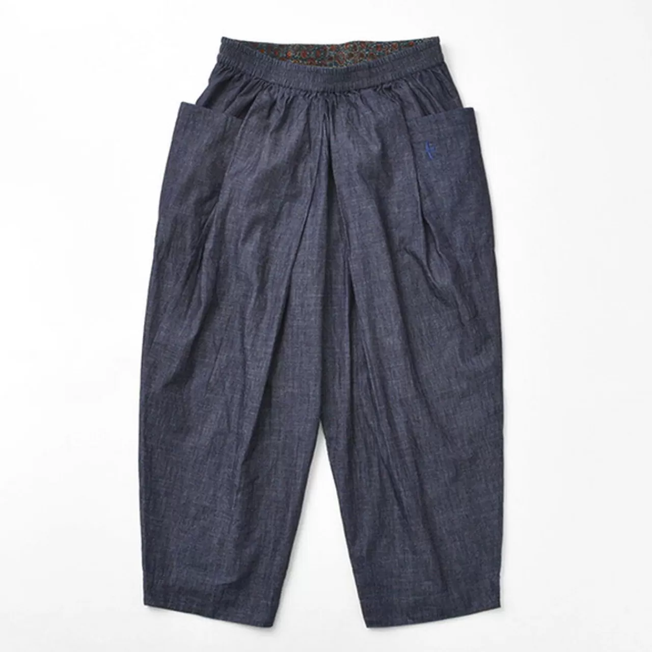 SLOW HANDS Trousers>Light Denim Beach Pants