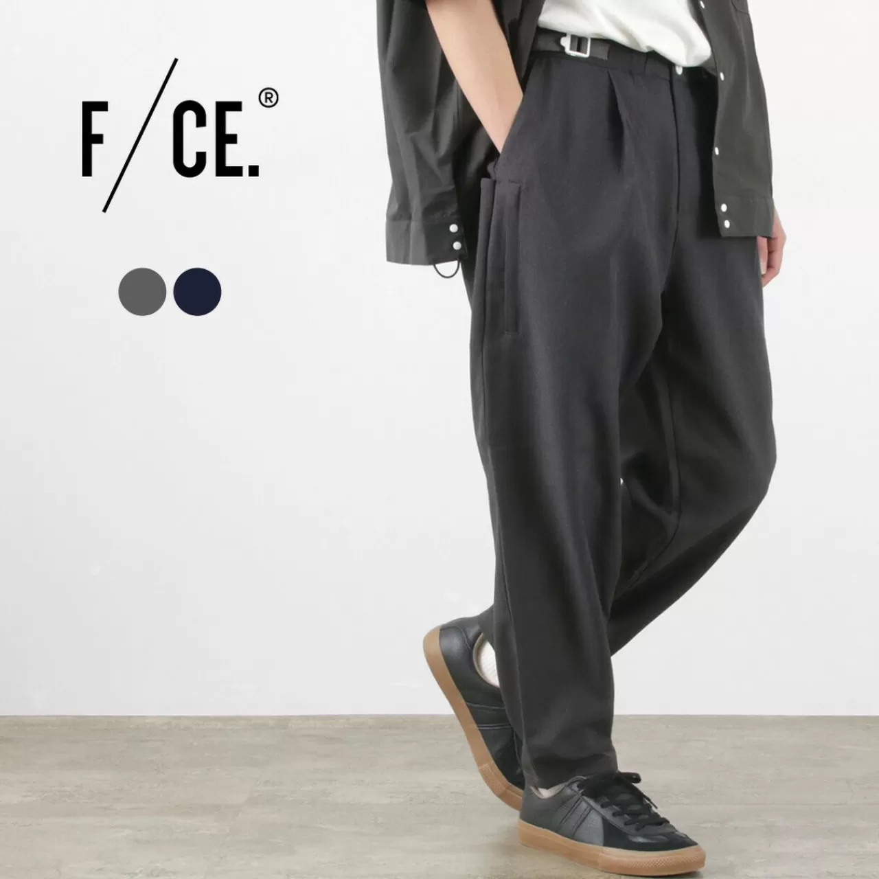 F/CE Trousers>Lightweight Balloon Cropped Pants