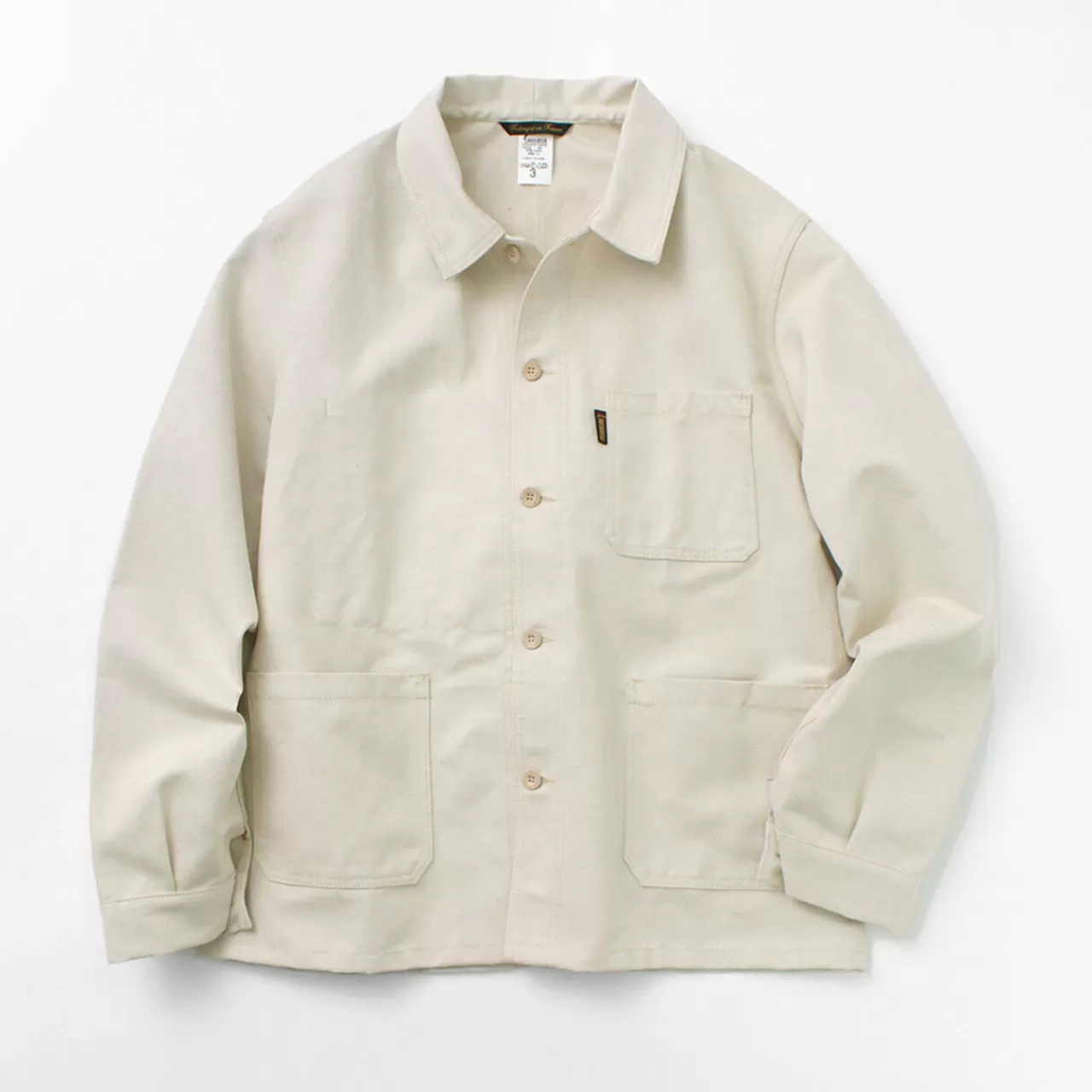 LE LABOUREUR Jackets>Linen Cotton Coverall Jacket