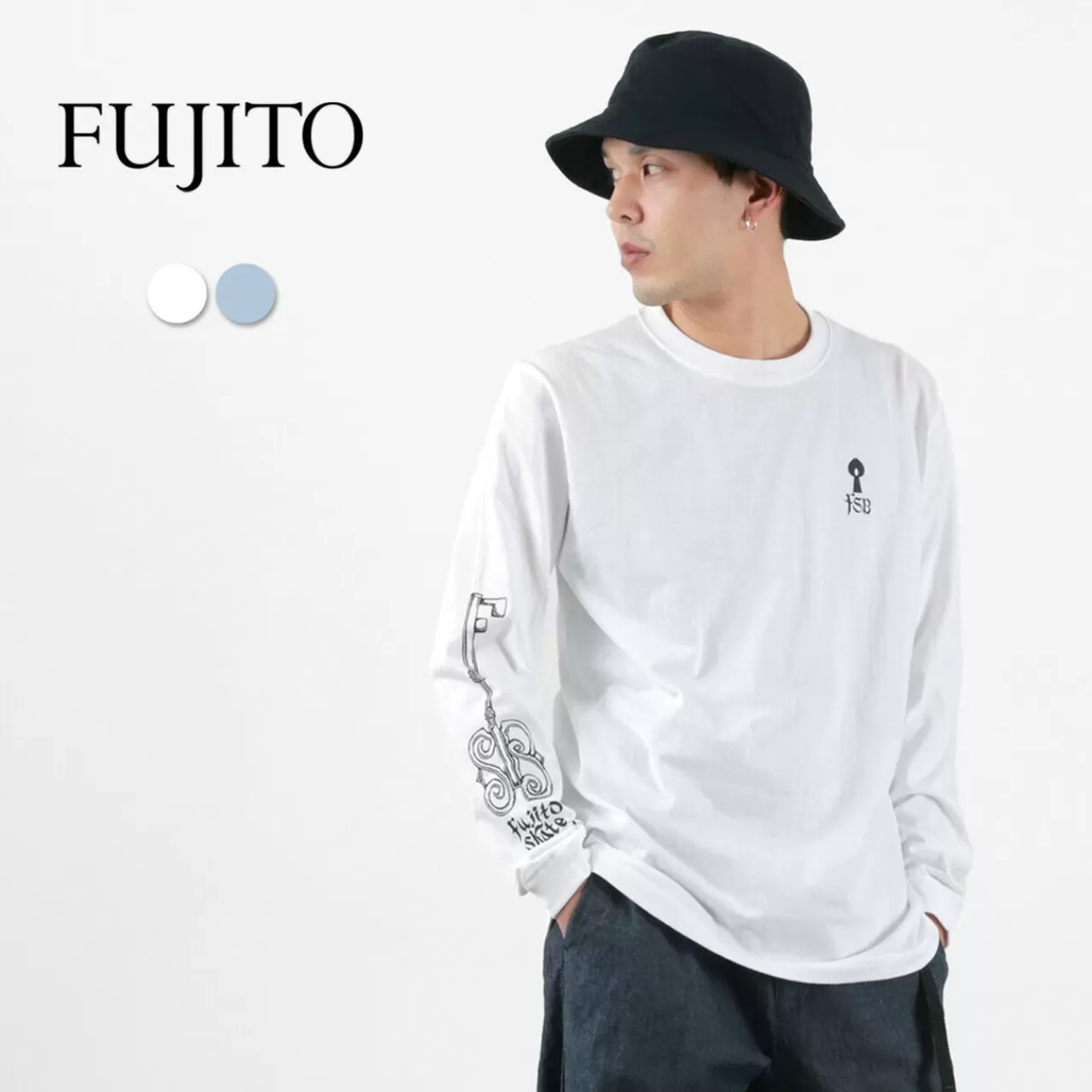 FUJITO Long Sleeves>Long Sleeve T-Shirt Unleash