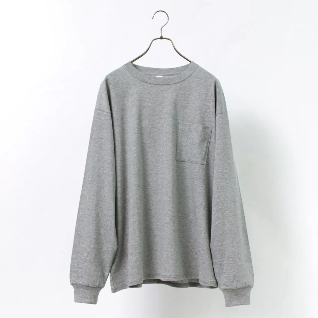 MOC T Long Sleeves>Loose Fit L/S T-Shirt Heathergrey