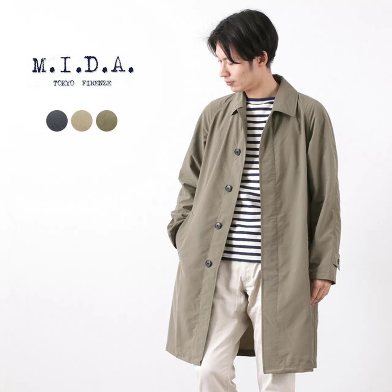 M.I.D.A. Coats>M201003 Wohler Sten Collar Coat