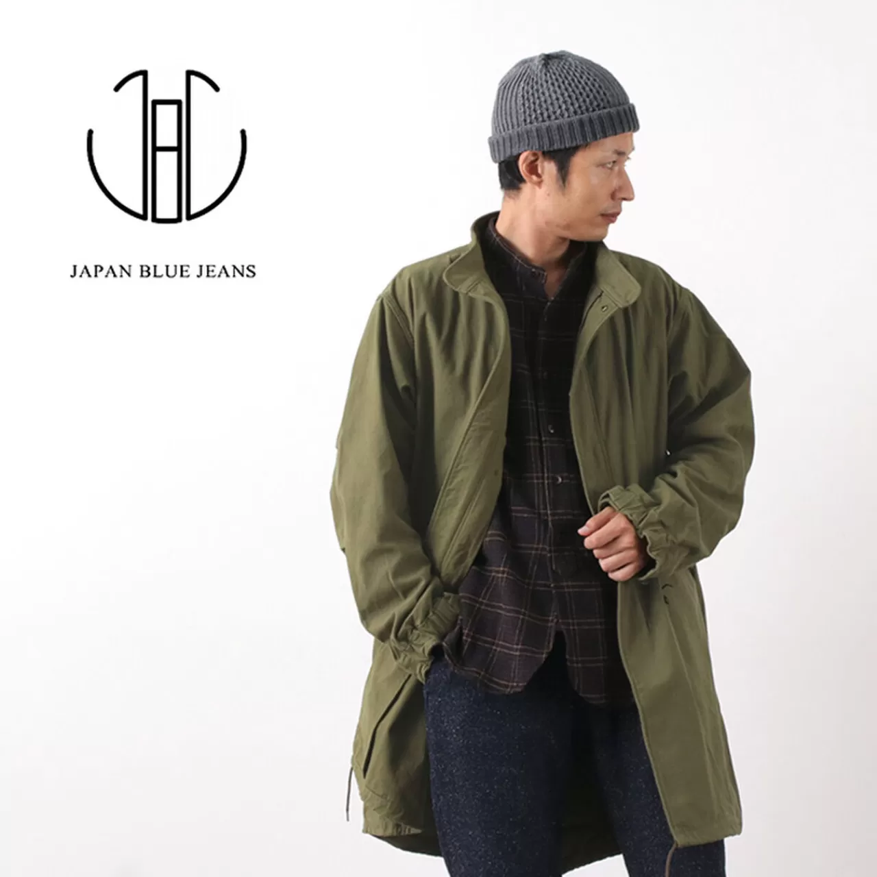 JAPAN BLUE JEANS Coats>M-65 Mod Coat Olive