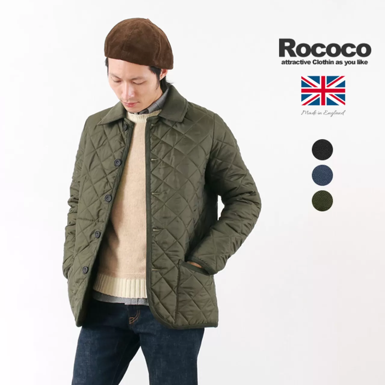 ROCOCO Jackets>Manchester Shorty Quilted Jacket