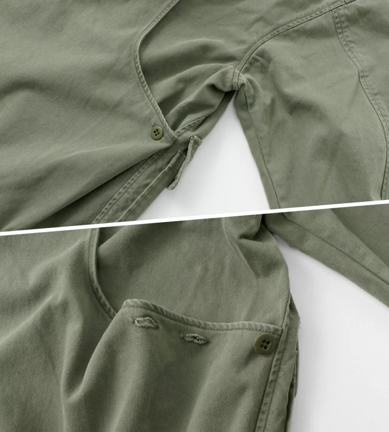 REMI RELIEF Jackets>Military Satin Jkt Men'S Light Outerwear Wide Jacket Used Vintage Vintage Autumn Winter 100% Cotton