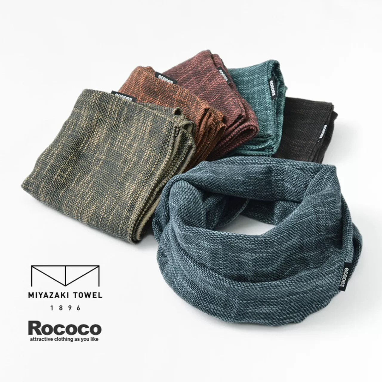 ROCOCO Muffler>Miyazaki Towel Imabari Muffler Snood