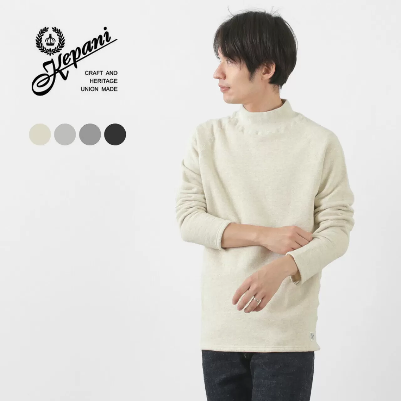 KEPANI Long Sleeves>Mock Neck Sweatshirt