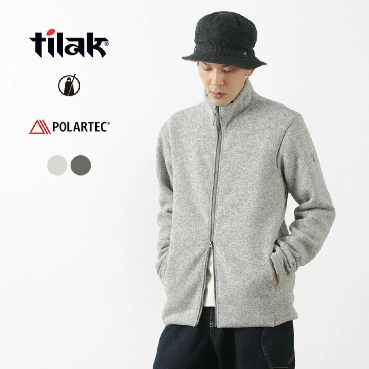 POUTNIK BY TILAK Jackets>Monk Zip-Up Fleece Jacket