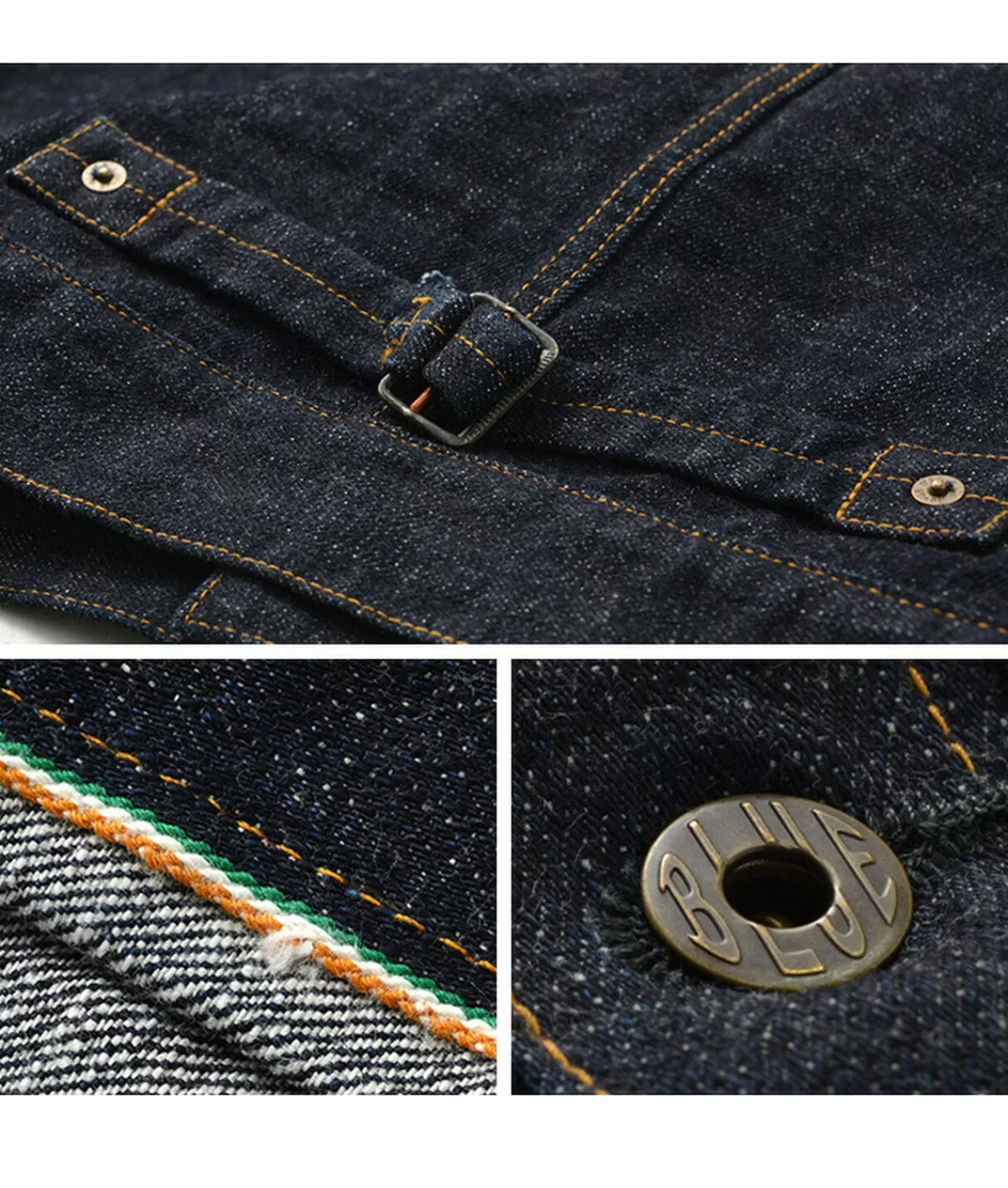 JAPAN BLUE JEANS Jackets>Monster Denim Jacket 16.5Oz Selvig/1St Type Indigo