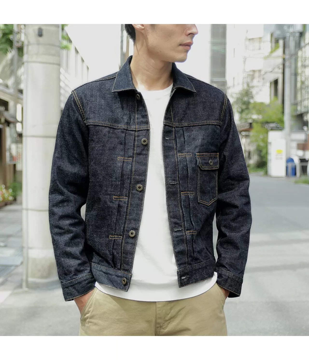 JAPAN BLUE JEANS Jackets>Monster Denim Jacket 16.5Oz Selvig/1St Type Indigo