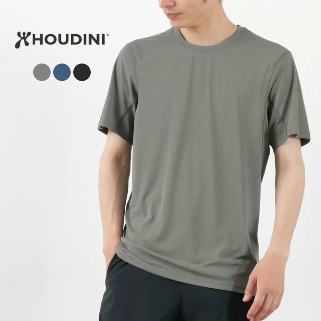 HOUDINI Short Sleeves>Ms Pace Air Tee