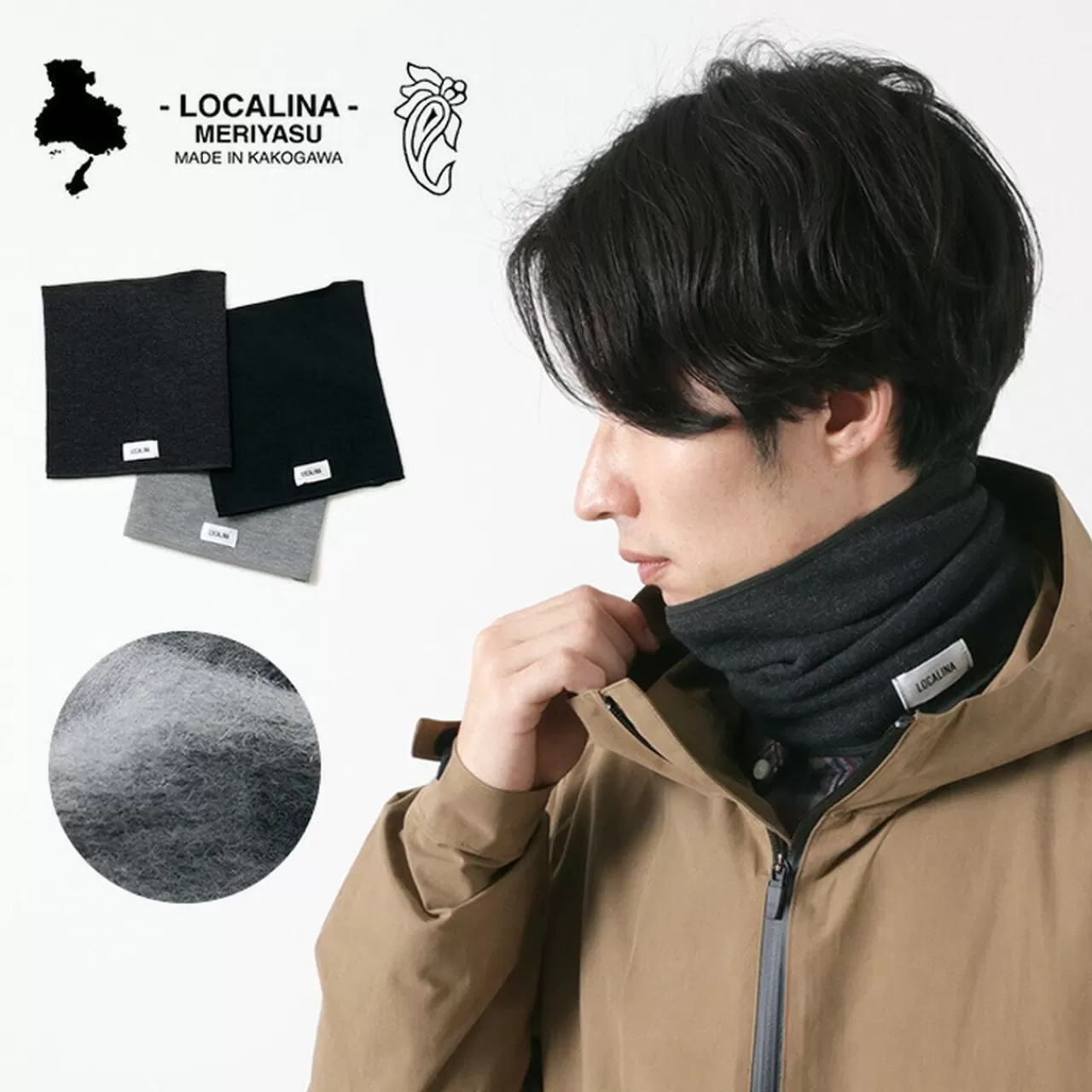 LOCALINA MERIYASU Muffler>Neck Warmer