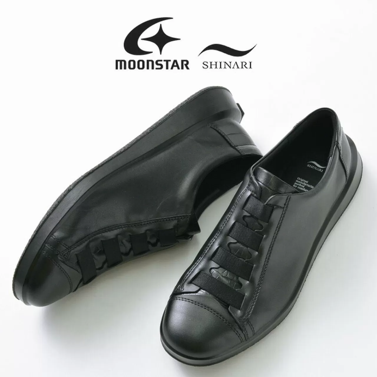 MOONSTAR Boots>Obi Leather Sneakers Black