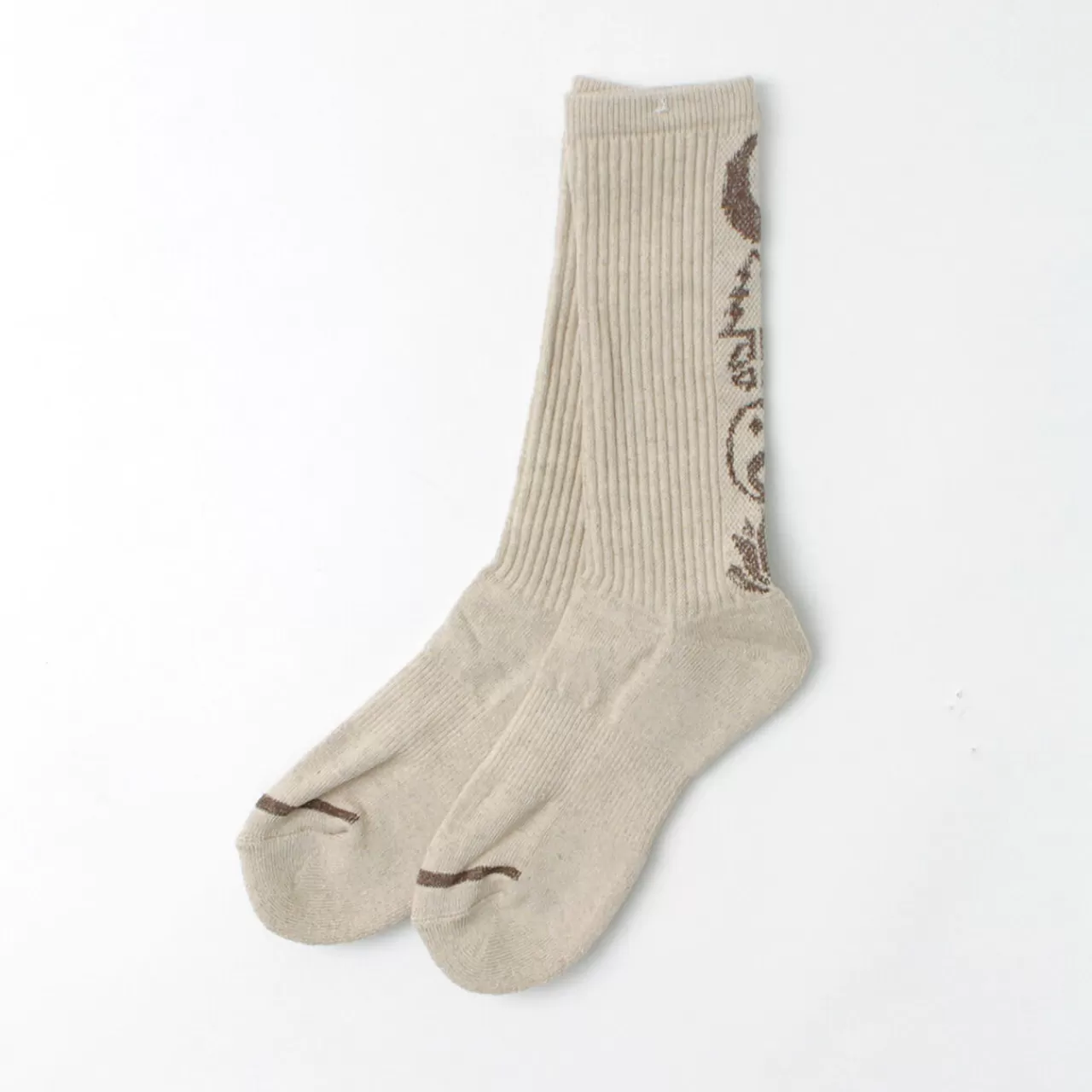 GOHEMP Socks>Patterned Pile Crew Socks