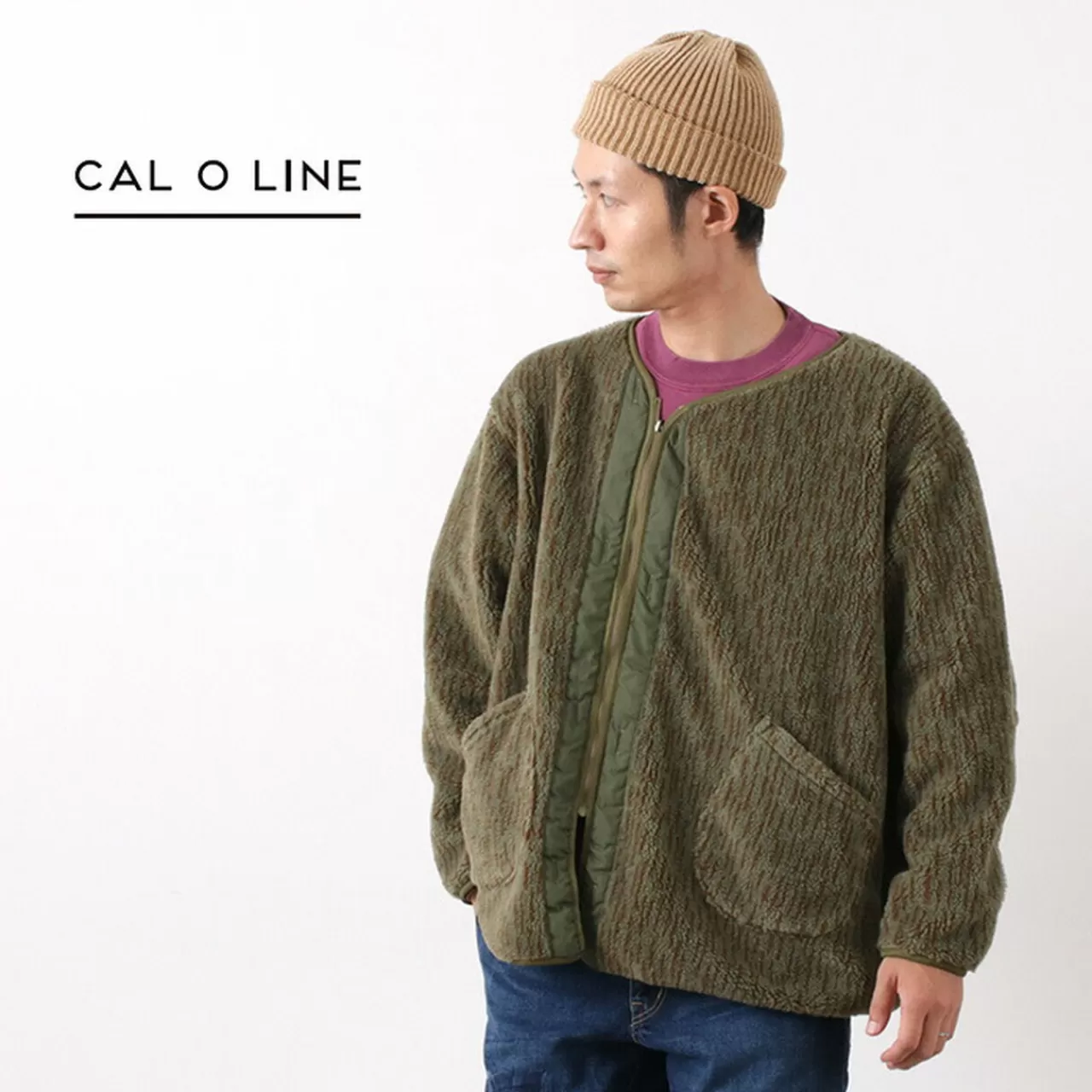 CAL O LINE Jackets>Pile Liner Olivedrab