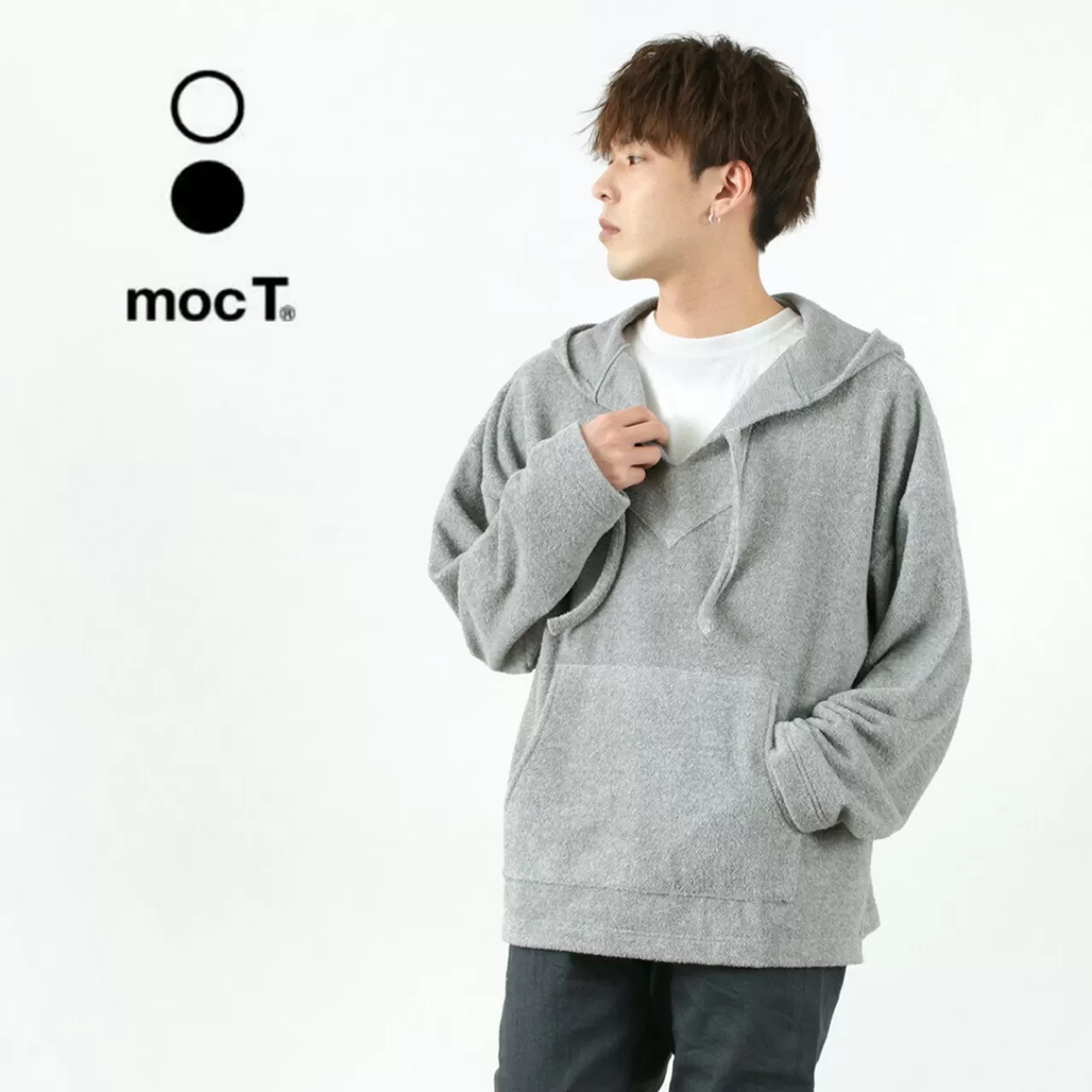 MOC T Long Sleeves>Pile Loopwheel Mexican Hoodie Heathergrey