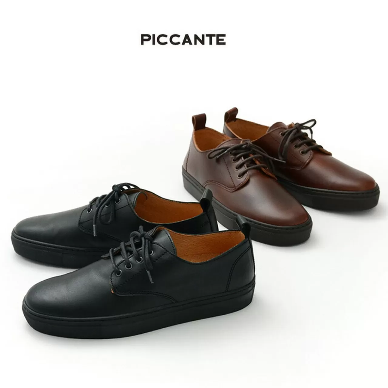 PICCANTE Boots>Plain Toe Leather Shoes