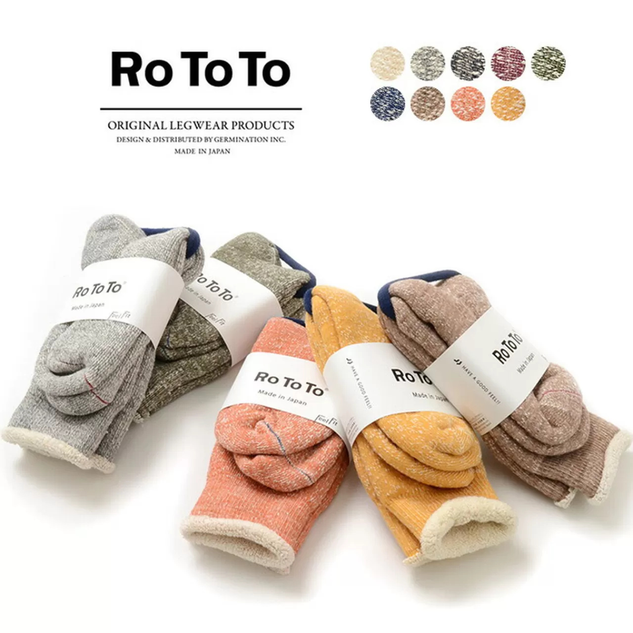 ROTOTO Socks>R1001 Double Face Socks