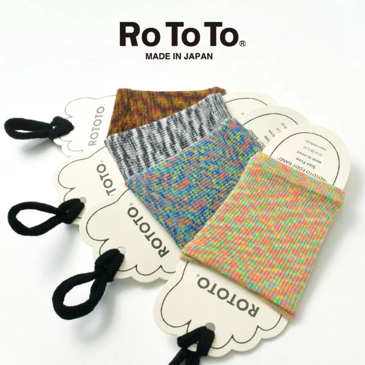 ROTOTO Socks>R1142 Foot Band Kasuri