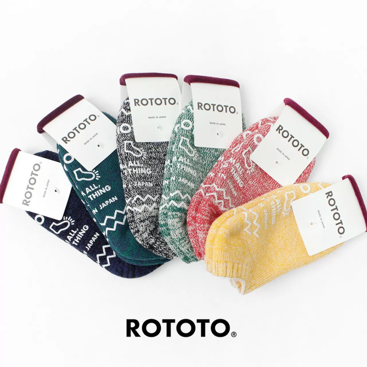 ROTOTO Socks>R1361 Recycled Cotton Pile Sockslipper